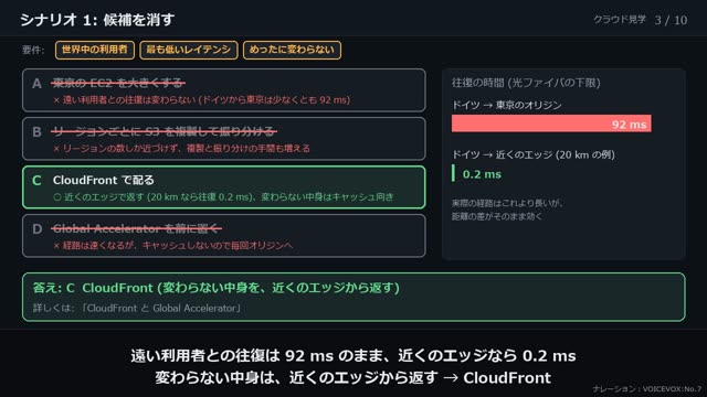 練習: 性能の要件から選ぶ の動画のワンシーン